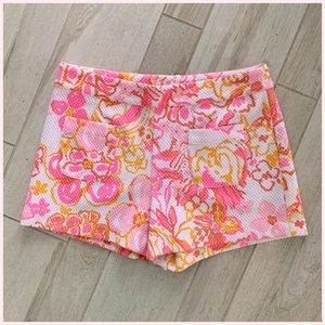 Lilly Pulitzer White Happiness Is Alycia Shorts 2